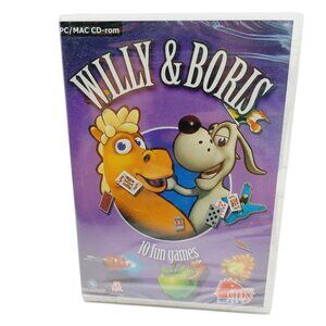 Willy & Boris 10 Fun Games PC MAC CD-Rom Brand New